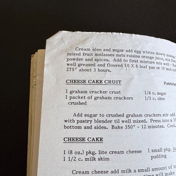 Vintage Cookbook Lakeview Moravian Community Church Midwest Recipes - Picture 8 of 9